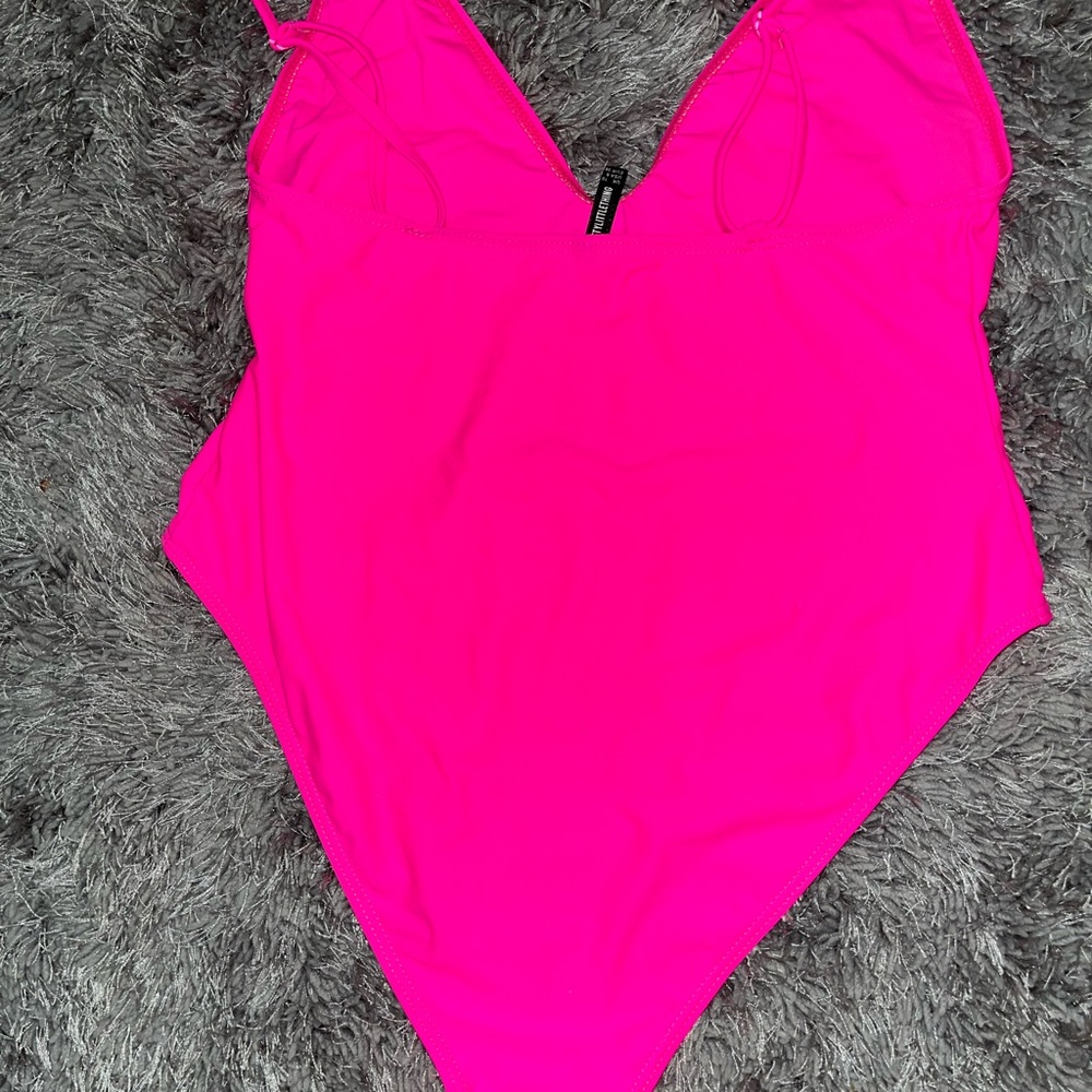 Pretty little thing pink swimsuit